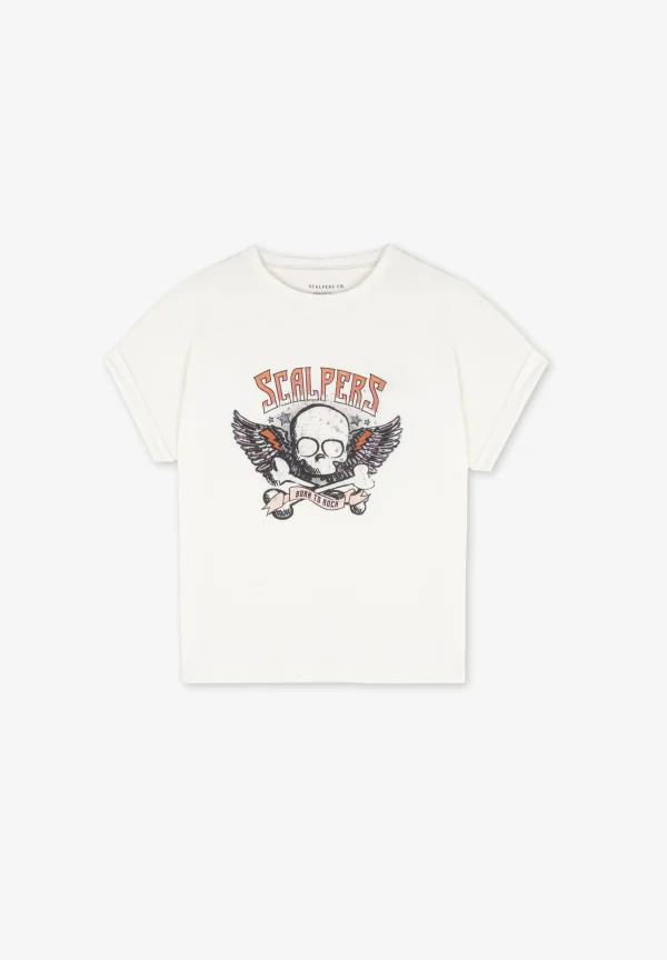 scalperscompany Camiseta Print Frontal-Niños Mini Me