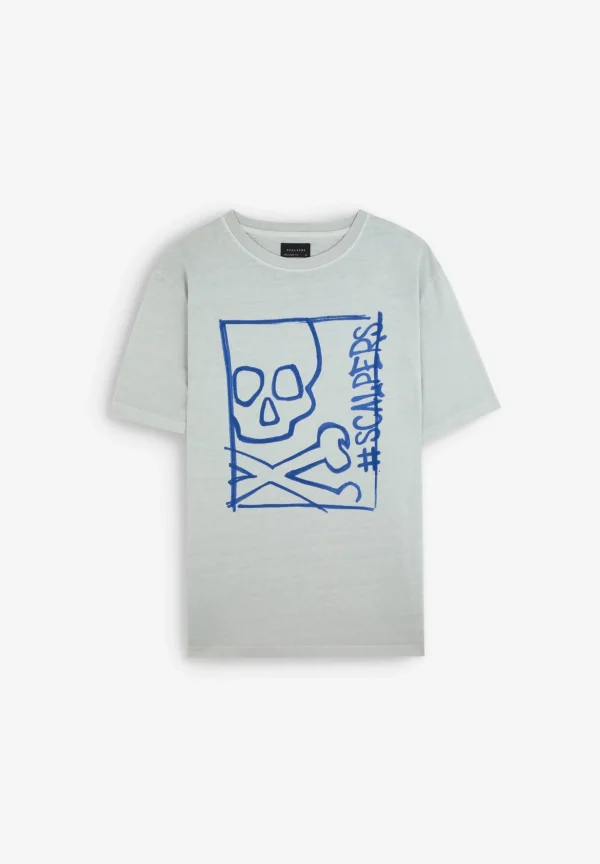 scalperscompany Camiseta Print Frontal-Hombre Camisetas