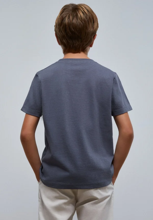 scalperscompany Camiseta Print Frontal Relieve-Niños Camisetas
