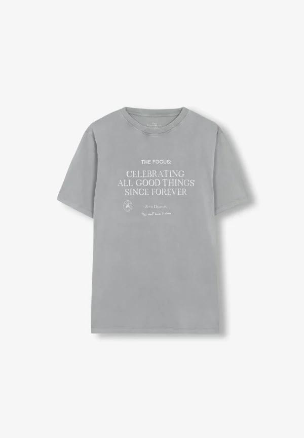scalperscompany Camiseta Print Frontal Texto-Hombre Camisetas
