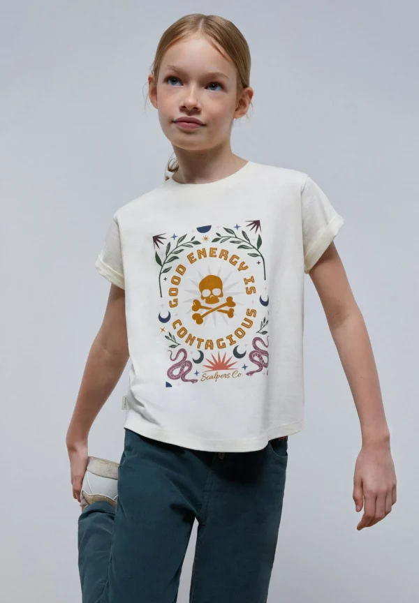 scalperscompany Camiseta Print Lavada-Niños Camisetas