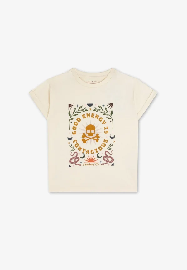 scalperscompany Camiseta Print Lavada-Niños Camisetas
