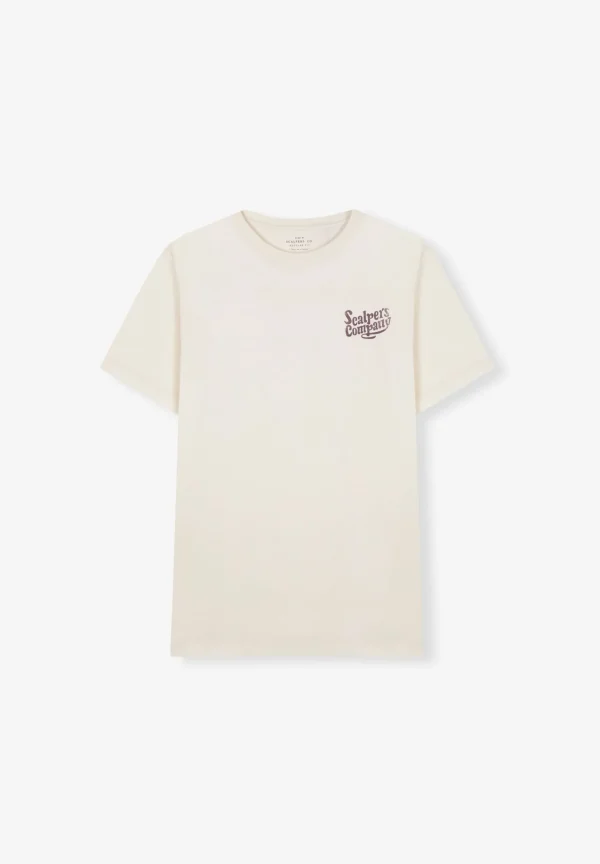 scalperscompany Camiseta Print Logo-Hombre Big And Tall
