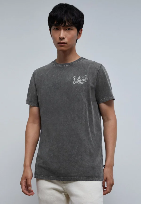 scalperscompany Camiseta Print Logo-Hombre Camisetas