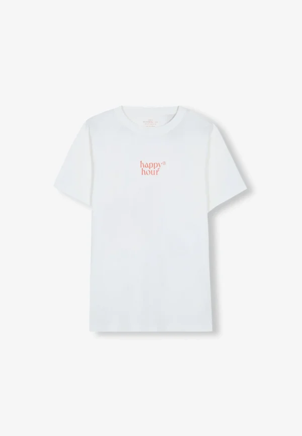 scalperscompany Camiseta Print Pecho Contraste-Hombre Camisetas