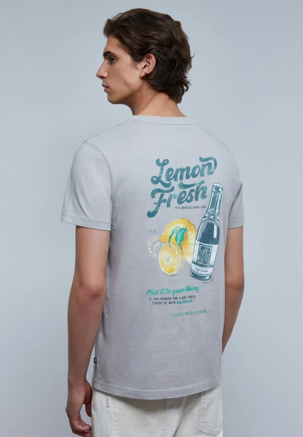 scalperscompany Camiseta Print Trasero-Hombre Camisetas
