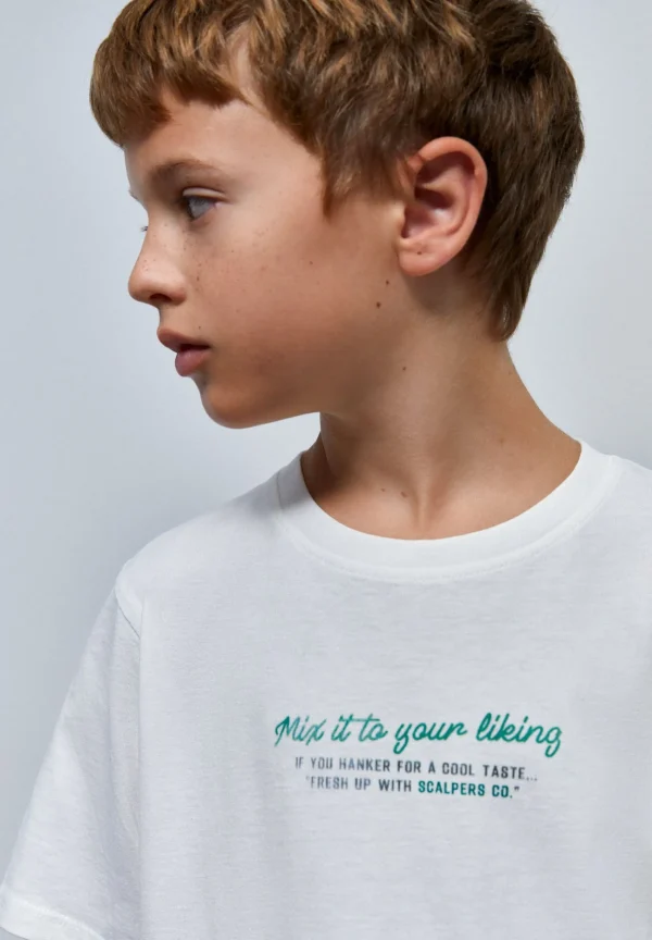 scalperscompany Camiseta Print Trasero-Niños Mini Me