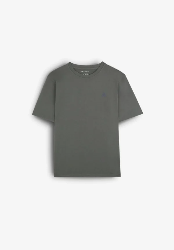 scalperscompany Camiseta Print Trasero Contraste-Niños Camisetas