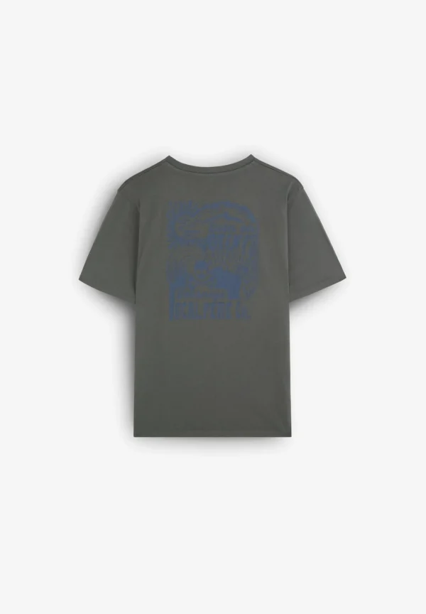 scalperscompany Camiseta Print Trasero Contraste-Niños Camisetas