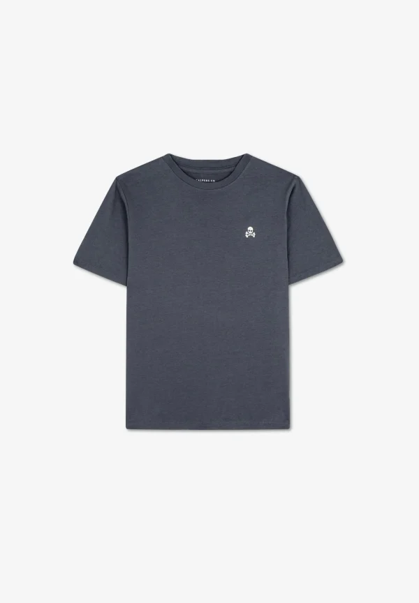 scalperscompany Camiseta Print Trasero Contraste-Niños Camisetas