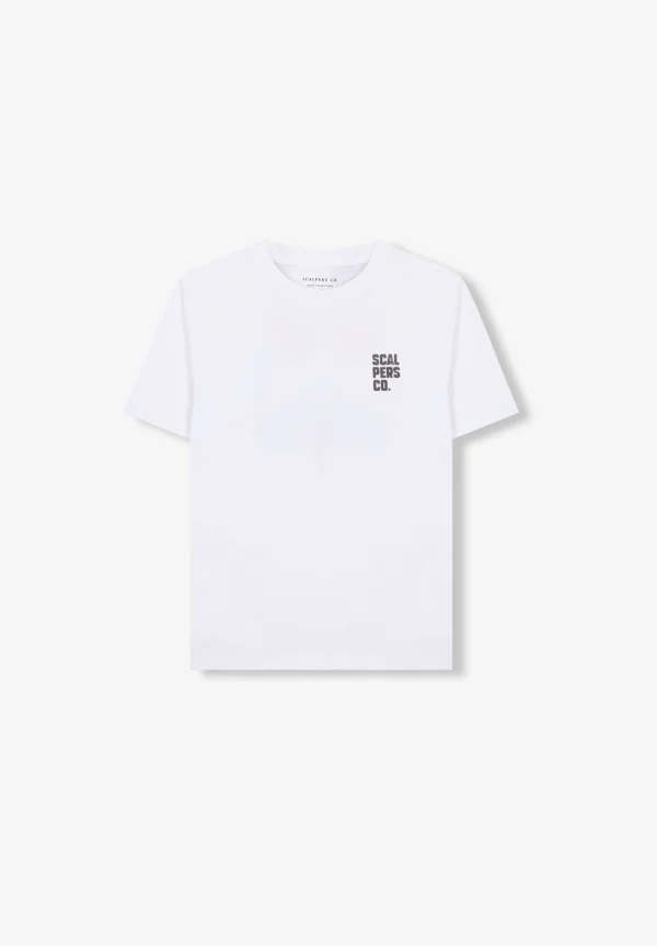 scalperscompany Camiseta Print Trasero Minimalista-Niños Camisetas
