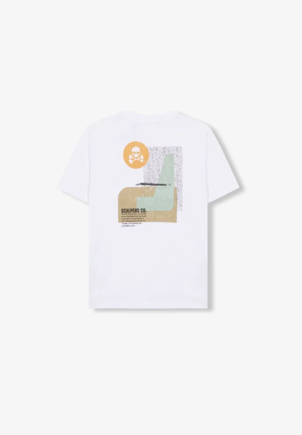 scalperscompany Camiseta Print Trasero Minimalista-Niños Camisetas