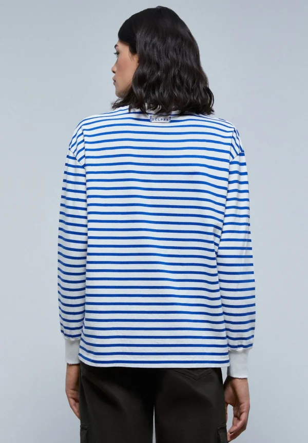 scalperscompany Camiseta Rayas Manga Larga-Mujer Camisetas Y Tops