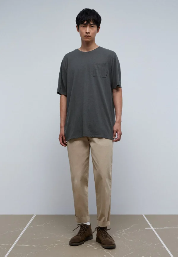 scalperscompany Camiseta Rustica Bolsillo-Hombre Camisetas