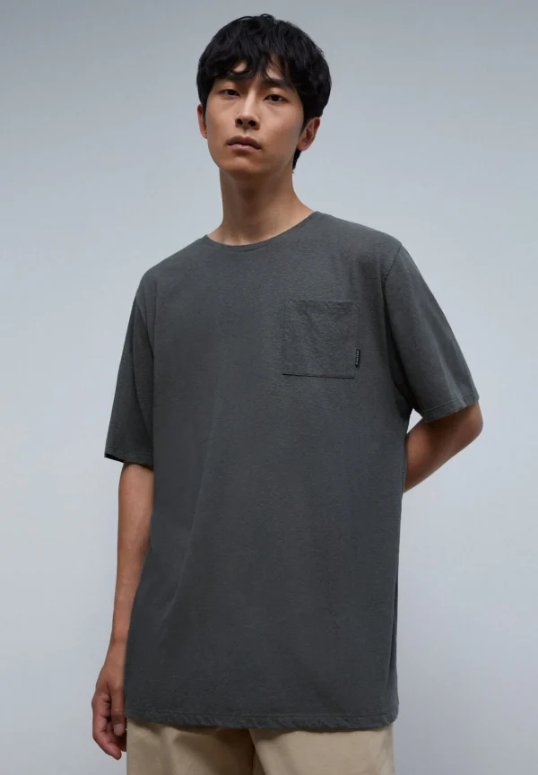 scalperscompany Camiseta Rustica Bolsillo-Hombre Camisetas