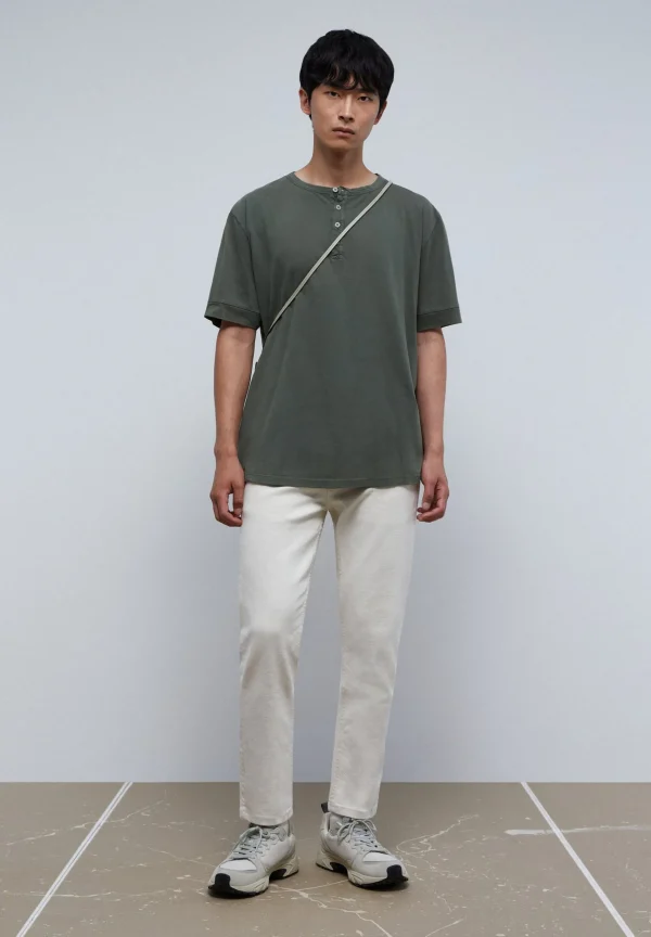 scalperscompany Camiseta Soft Botones Cuello-Hombre Camisetas