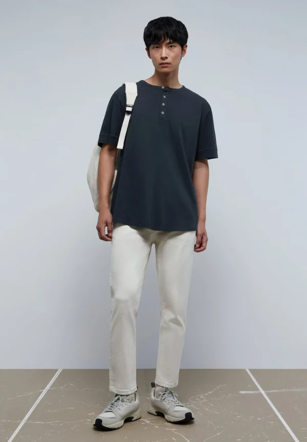 scalperscompany Camiseta Soft Botones Cuello-Hombre Camisetas