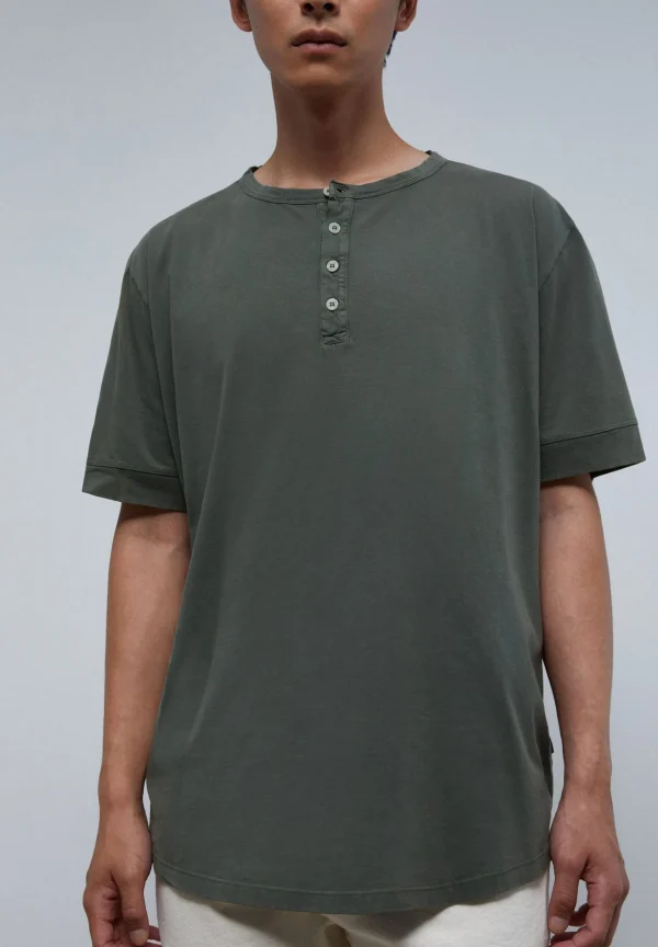 scalperscompany Camiseta Soft Botones Cuello-Hombre Camisetas