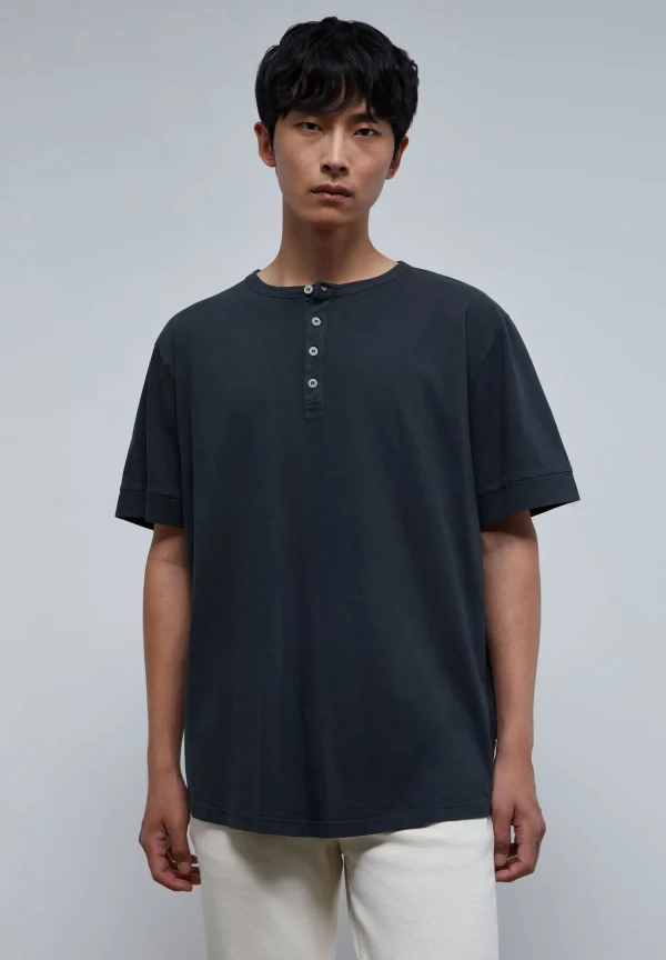 scalperscompany Camiseta Soft Botones Cuello-Hombre Camisetas