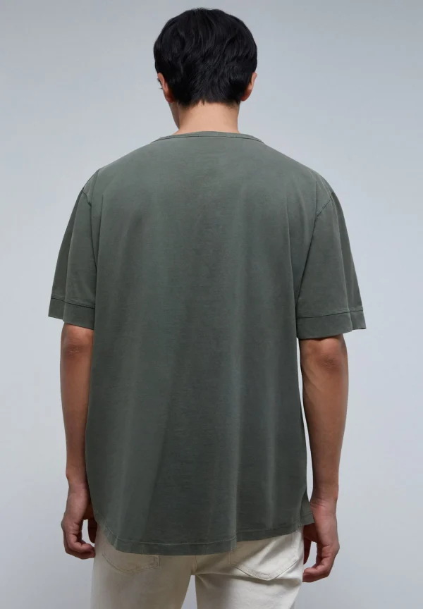 scalperscompany Camiseta Soft Botones Cuello-Hombre Camisetas