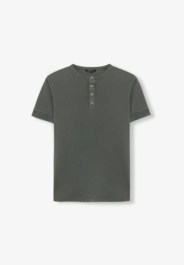 scalperscompany Camiseta Soft Botones Cuello-Hombre Camisetas