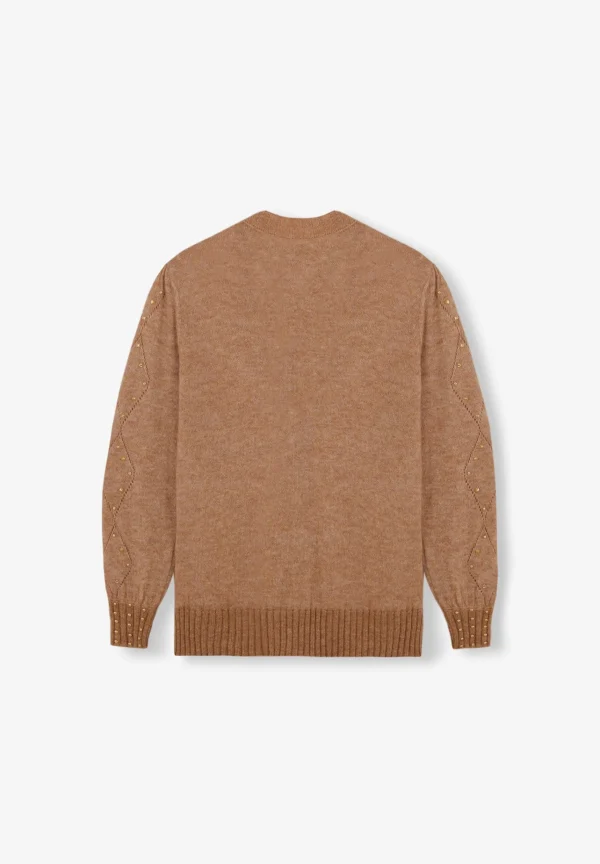 scalperscompany Cardigan Detalle Mangas-Mujer Punto