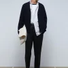 scalperscompany Cardigan Estructura Crochet-Hombre Jerséis Y Cárdigans