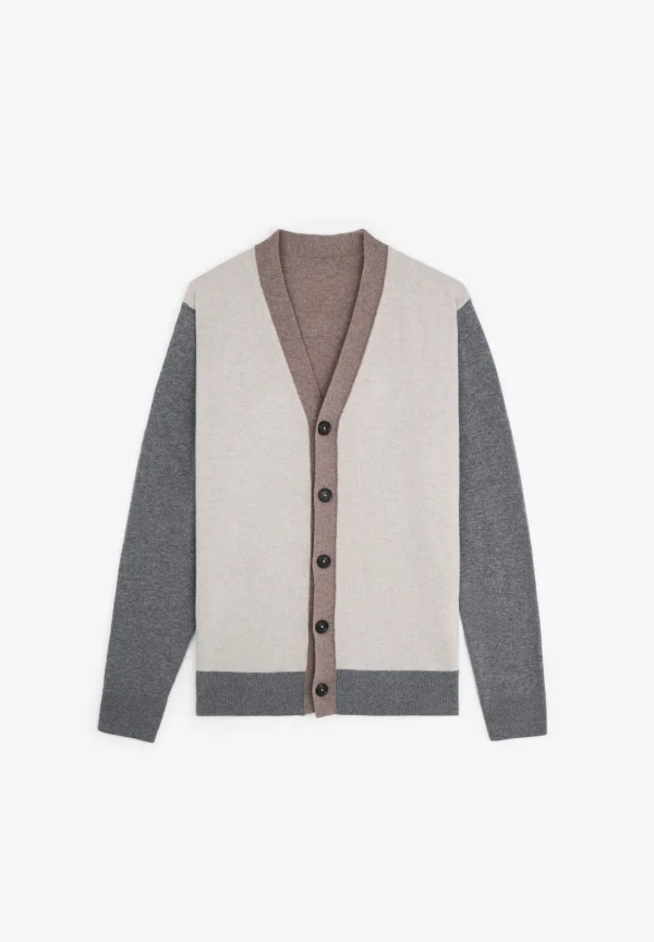 scalperscompany Cardigan Premium Tricolor-Hombre Jerséis Y Cárdigans