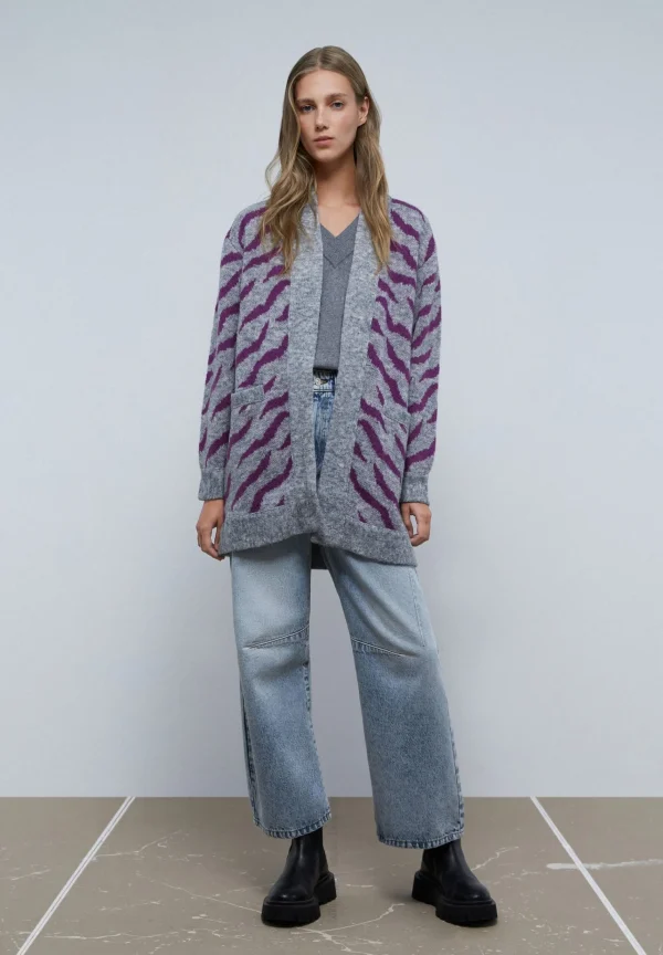 scalperscompany Cardigan Punto Animal-Mujer Punto