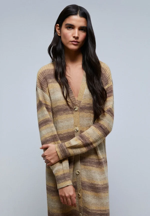 scalperscompany Cardigan Punto Rayas-Mujer Total Look