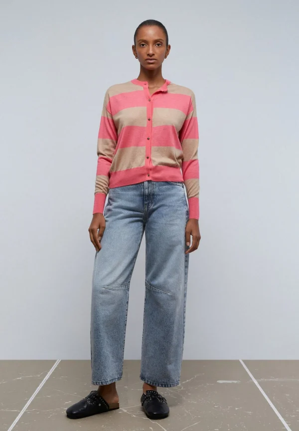 scalperscompany Cardigan Rayas Detalle Botones-Mujer Punto