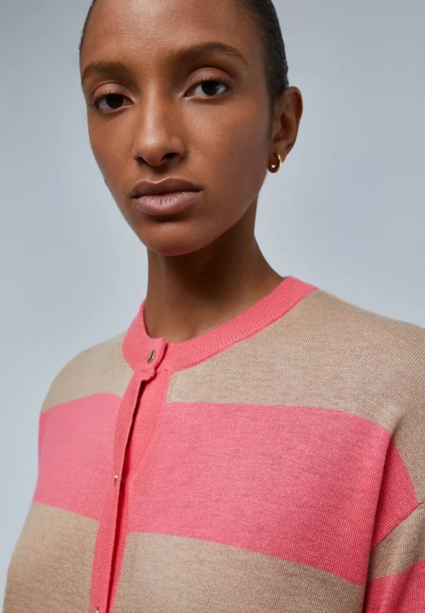 scalperscompany Cardigan Rayas Detalle Botones-Mujer Punto