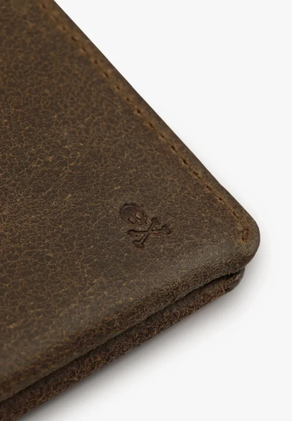 scalperscompany Cartera Piel Gastada-Hombre Carteras Y Tarjeteros