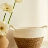 scalperscompany Cesta Yute Bicolor-Home Almacenaje Y Utensilios