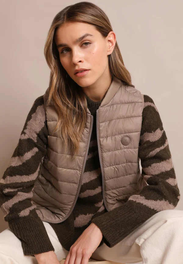 scalperscompany Chaleco Acolchado Calavera-Mujer Abrigos Y Chaquetas