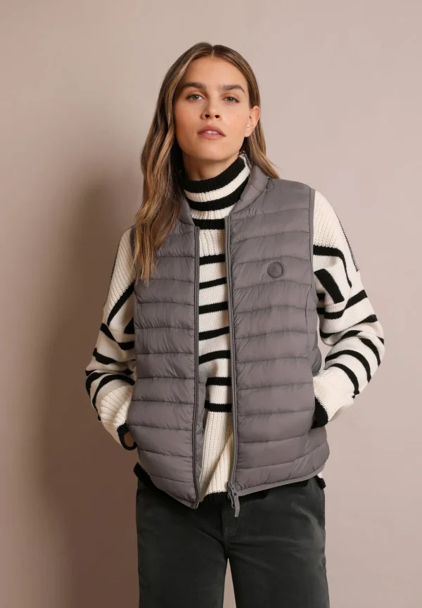 scalperscompany Chaleco Acolchado Calavera-Mujer Abrigos Y Chaquetas