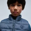 scalperscompany Chaleco Acolchado Calavera-Niños Abrigos Y Chaquetas