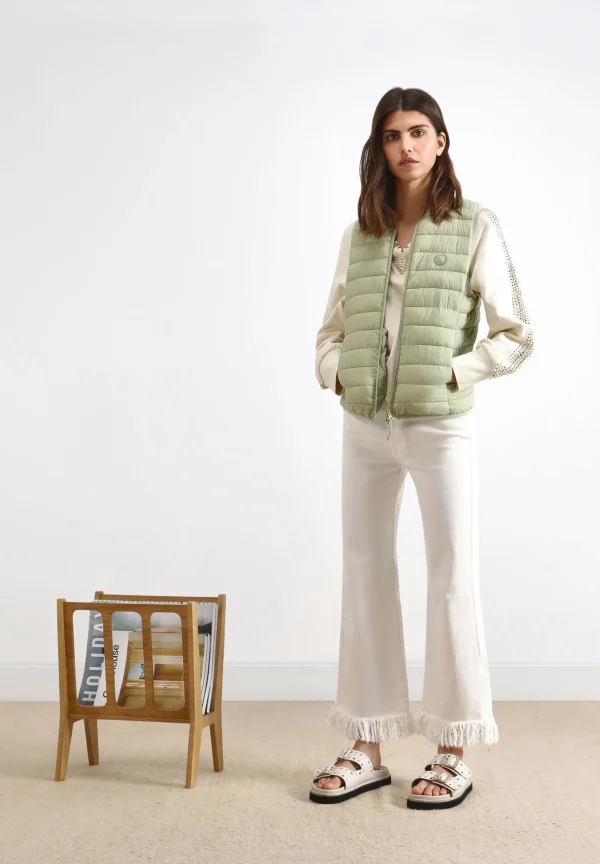 scalperscompany Chaleco Acolchado Calavera-Mujer Abrigos Y Chaquetas