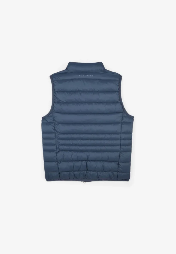 scalperscompany Chaleco Acolchado Calavera-Niños Abrigos Y Chaquetas