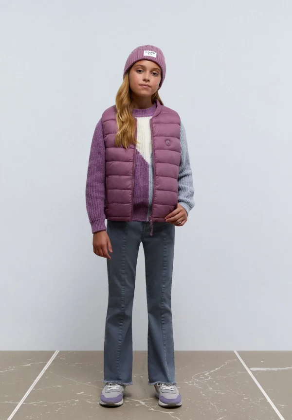 scalperscompany Chaleco Acolchado Calavera-Niños Abrigos Y Chaquetas