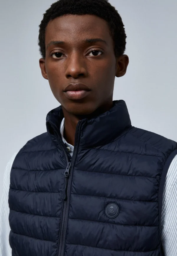 scalperscompany Chaleco Acolchado Calavera-Hombre Abrigos Y Chaquetas