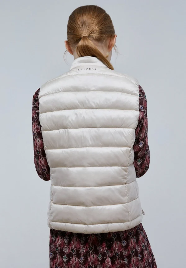 scalperscompany Chaleco Acolchado Calavera-Niños Abrigos Y Chaquetas