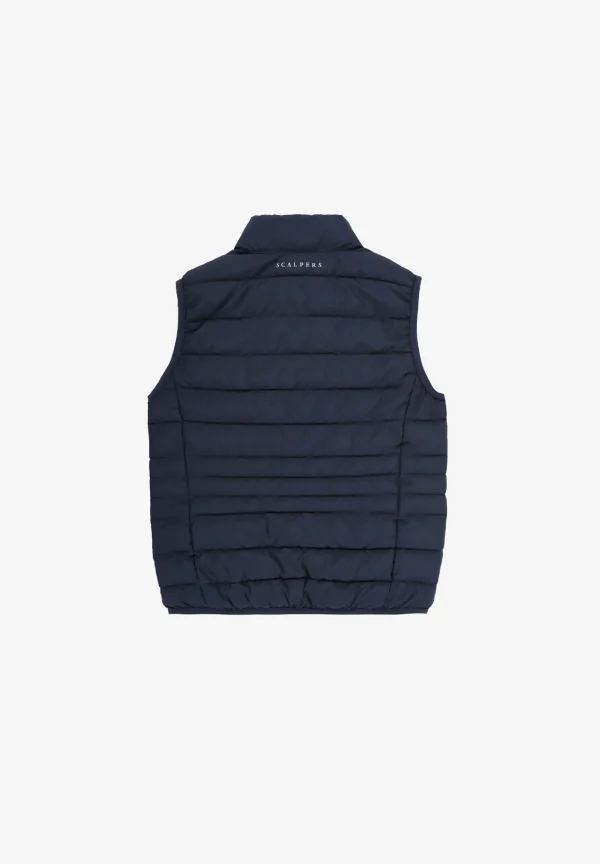 scalperscompany Chaleco Acolchado Calavera-Niños Abrigos Y Chaquetas