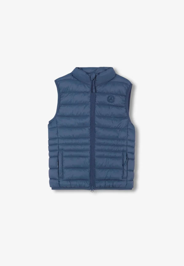scalperscompany Chaleco Acolchado Calavera-Niños Abrigos Y Chaquetas