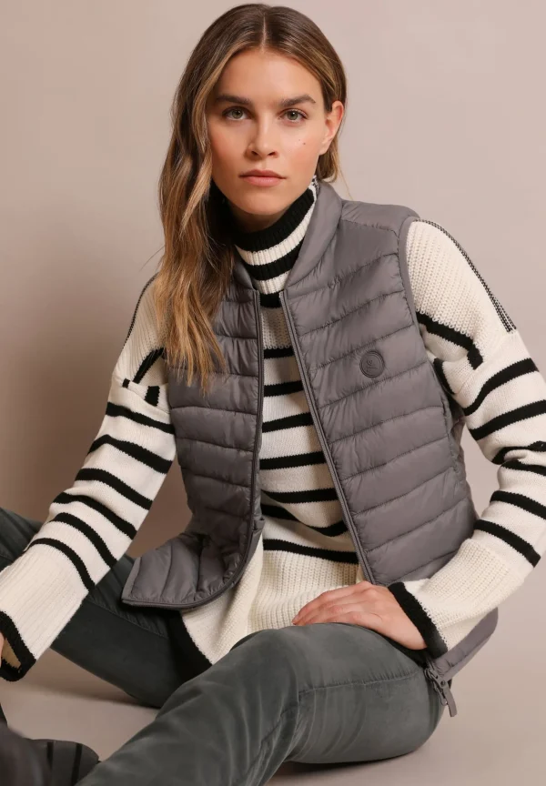 scalperscompany Chaleco Acolchado Calavera-Mujer Abrigos Y Chaquetas