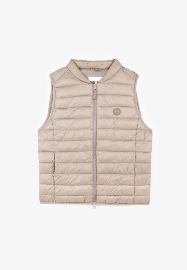 scalperscompany Chaleco Acolchado Calavera-Mujer Abrigos Y Chaquetas