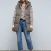scalperscompany Chaleco Acolchado Capucha-Mujer Abrigos Y Chaquetas