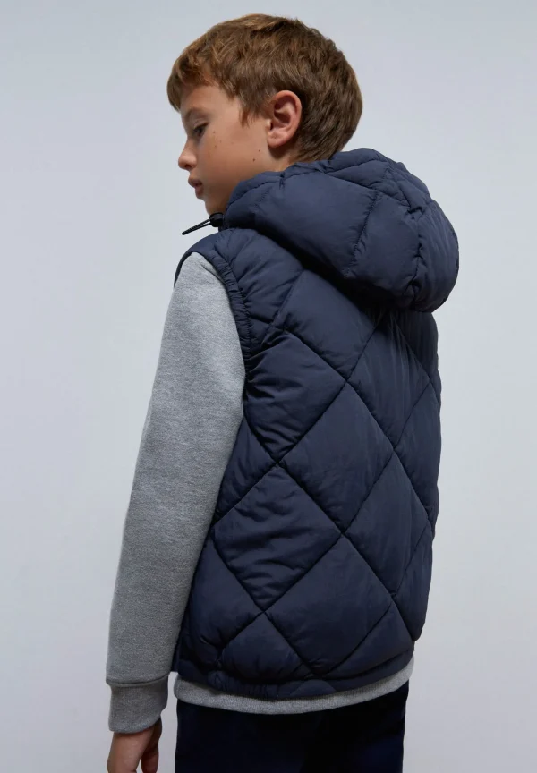 scalperscompany Chaleco Acolchado Capucha-Niños Abrigos Y Chaquetas