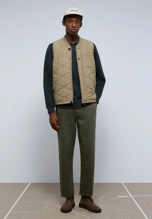 scalperscompany Chaleco Acolchado Cuello Rib-Hombre Acolchados
