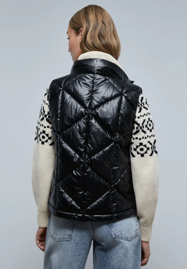 scalperscompany Chaleco Acolchado Cuello Subido-Mujer Abrigos Y Chaquetas